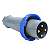 Plugue Industrial 125A 3P+T 220V Azul IP67 – Strahl - Imagem 1