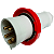Plugue Industrial 63A 3P+N+T 380/440V Vermelho IP67 – Strahl - Imagem 1