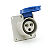 Tomada Industrial de Embutir 2P+T 16A 220/240V Azul – Strahl - Imagem 1