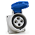 Tomada Industrial de Embutir 3P+T 32A 220-240V Azul – Strahl - Imagem 1