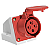 Tomada Industrial de Sobrepor 3P+T 32A 6H 380-440V IP44 Vermelho – Strahl - Imagem 1