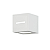 Arandela Jasmim 3 Vidros Quadrada 5112 – Usina Design - Imagem 1