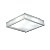 Paflon Quadrado Esplendor 24cm 2xE27 – Usina Design - Imagem 1