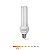 Lâmpada Econômica Fluorescente 3U 3000K 25W 220V - Golden - Imagem 1