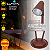 Luminária de Jardim LED Lea Dupla 12W 3000K 1200lm Bivolt IP65 Marrom Corten - Gaya - Imagem 2