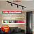 Kit Trilho Eletrificado com 3 Spots LED 10W 6500K Preto Bivolt – Ourolux - Imagem 2