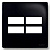 Placa 4x4 2+2 Postos Separados com Suporte Preto Ebony – Linha Sleek – MarGirius - Imagem 1