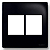 Placa 4x4 3+3 Postos Juntos com Suporte Preto Ebony – Linha Sleek – MarGirius - Imagem 1