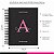 Agenda Inicial 2026 - Preto com Rosa - Personalize - Imagem 3