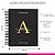 Agenda Inicial 2026 - Preto Ouro - Personalize - Imagem 3