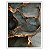 Quadro Decorativo Mármore Cinza e Dourado - Imagem 4