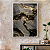 Quadro Decorativo Mármore Preto e Dourado - Imagem 1
