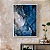 Quadro Decorativo Mármore Tom Azul Escuro - Imagem 1