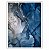 Quadro Decorativo Mármore Tom Azul Escuro - Imagem 4