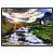 Quadro Decorativo Paisagem Montanhas Cachoeira Sol - Imagem 2