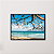 Quadro Decorativo Praia Areia Mar Azul e Galhos Secos - Imagem 1