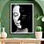 Quadro Decorativo Sombras em um Rosto Feminino - Imagem 1