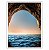 Quadro Decorativo Olhar de uma Caverna para o Mar e Horizonte - Imagem 4