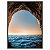 Quadro Decorativo Olhar de uma Caverna para o Mar e Horizonte - Imagem 5