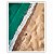 Quadro Decorativo Faixa de Areia e Mar com Água Verde - Imagem 5