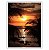 Quadro Decorativo Palmeiras e Mar no Nascer do Sol - Imagem 4