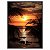 Quadro Decorativo Palmeiras e Mar no Nascer do Sol - Imagem 5