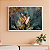 Quadro Decorativo Desenho de Folhagem Tropical Colorida - Imagem 1