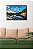 Quadro Decorativo Fotografia Rio com Pedras e Céu Azul com Nuvens - Imagem 2