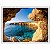 Quadro Decorativo Olhar de uma Gruta para o Mar Azul - Imagem 4