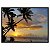 Quadro Decorativo Palmeiras e Mar no Nascer do Sol - Imagem 5