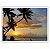 Quadro Decorativo Palmeiras e Mar no Nascer do Sol - Imagem 4