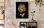 Quadro Decorativo Leão de Judá Sépia - Imagem 3