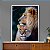 Quadro Decorativo Casal de Leões - Imagem 1