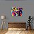 Quadro Decorativo Leão Colorido - Imagem 2