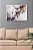 Quadro Decorativo Mármore em Tons Branco Preto e Rosé - Imagem 3