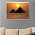 Quadro Decorativo Deserto Pirâmides do Egito - Imagem 1