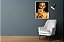Quadro Decorativo Pintura Dourada em Corpo Feminino - Fundo Preto - Imagem 3