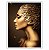 Quadro Decorativo Mulher de Perfil com Cabelo de Folhas - Imagem 4