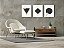 Kit de Quadros Decorativos Formas Geométricas e Coração - Imagem 2
