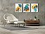 Kit de Quadros Decorativos Flores Nórdicas Color - Imagem 2
