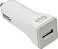 CARREGADOR USB VEICULAR UNIVERSAL - 1 PORTA USB 1A - BRANCO - CC1SE - ELG EXPRESS - Imagem 1