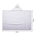 Toalhão De Banho Cílios Soft Premium Papi Baby C/ Capuz Bordado 1,05M X 85Cm - Imagem 2