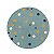 Tapete Redondo Minimalista Bolas- varias cores - Imagem 3
