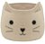 Cesto Gato em Corda de Algodão 32cm - caramelo - Imagem 1