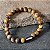 Pulseira Olho de Tigre Fosca Pedra Natural - Imagem 2