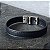 Pulseira Basic - Couro Preto Fecho Magnético - Imagem 1