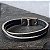 Pulseira Loop de Couro Preto com Fecho Prata - Imagem 5