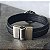 Pulseira Travel ( Rosa dos Ventos e couro preto ) - Imagem 2