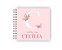 Livro da Bebê Personalizado | Alfabeto Menina Rosa - Imagem 1