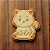 Cortador e Marcador para Biscoito, Pasta Americana, Bolacha, Massa | Gatinho Sentado - Imagem 1